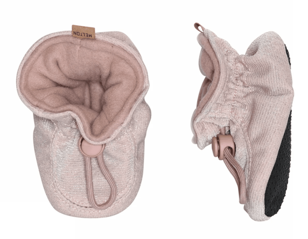 Melton tøffel glitter alt rosa