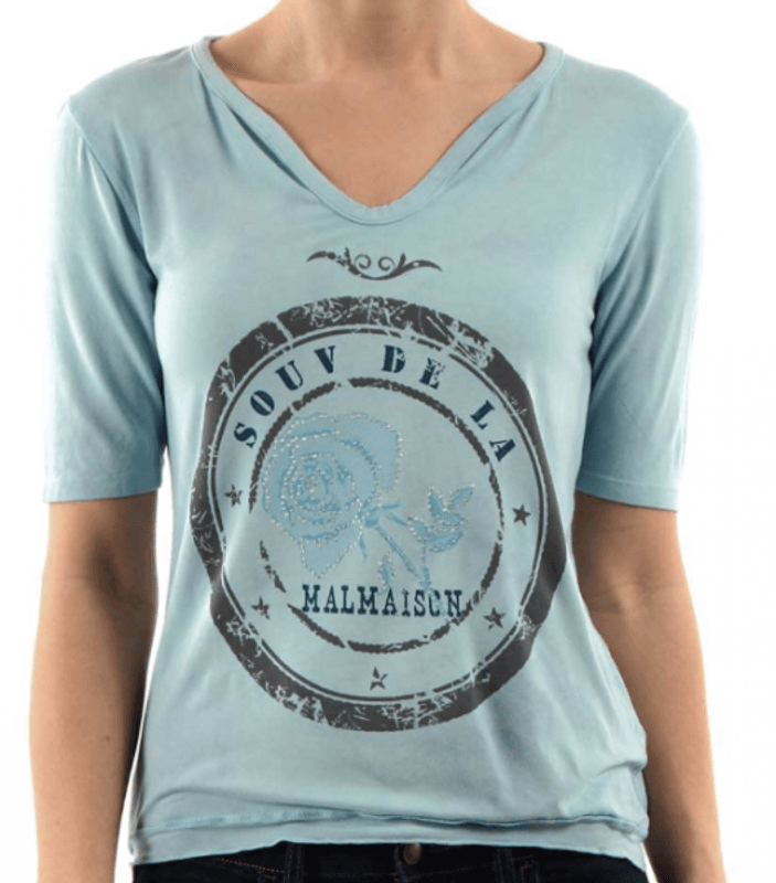 t-skjorte tye die blue