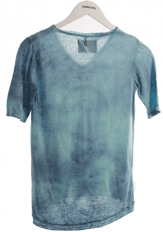 t-skjorte tye die blue
