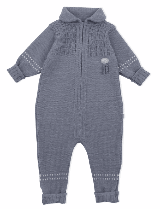 Lillelam Sparkedress Ull classic mellomblå