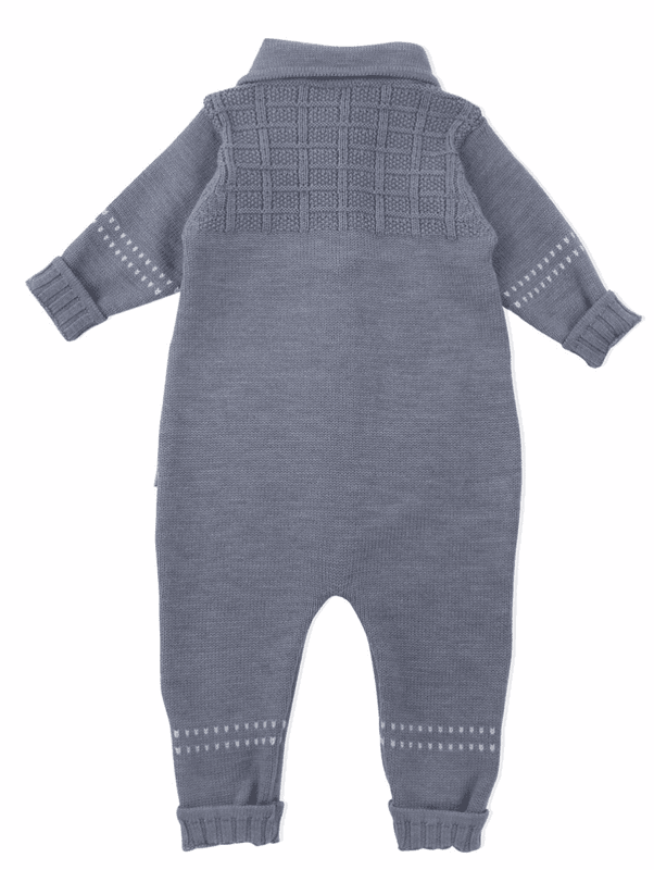 Lillelam Sparkedress Ull classic mellomblå