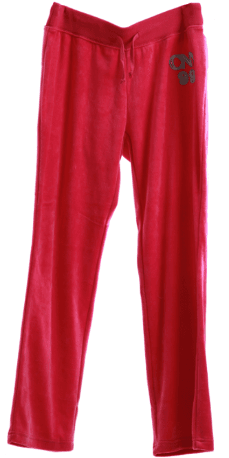 Hovedbilde bukse velour betina cerise