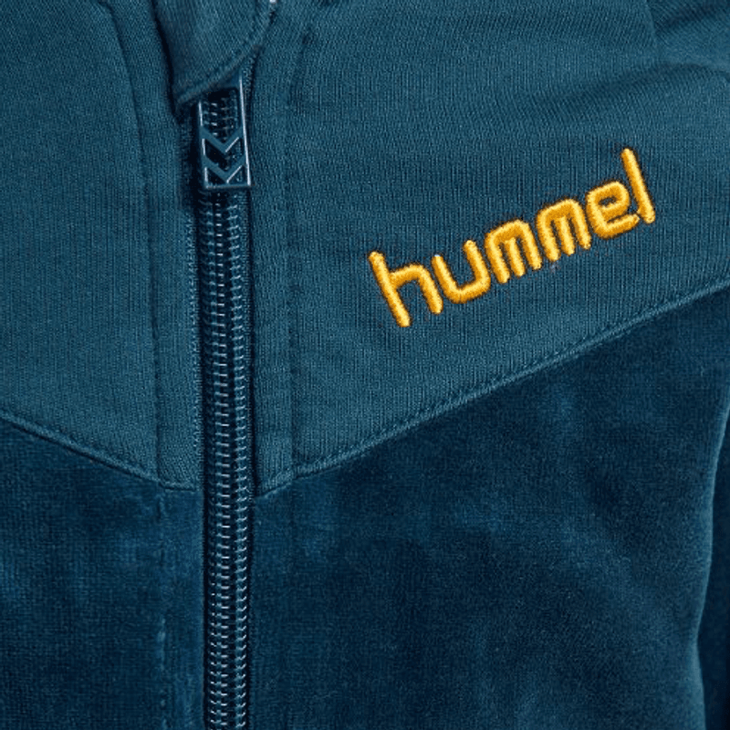 Hummel jakke Valdez zip majolica blue