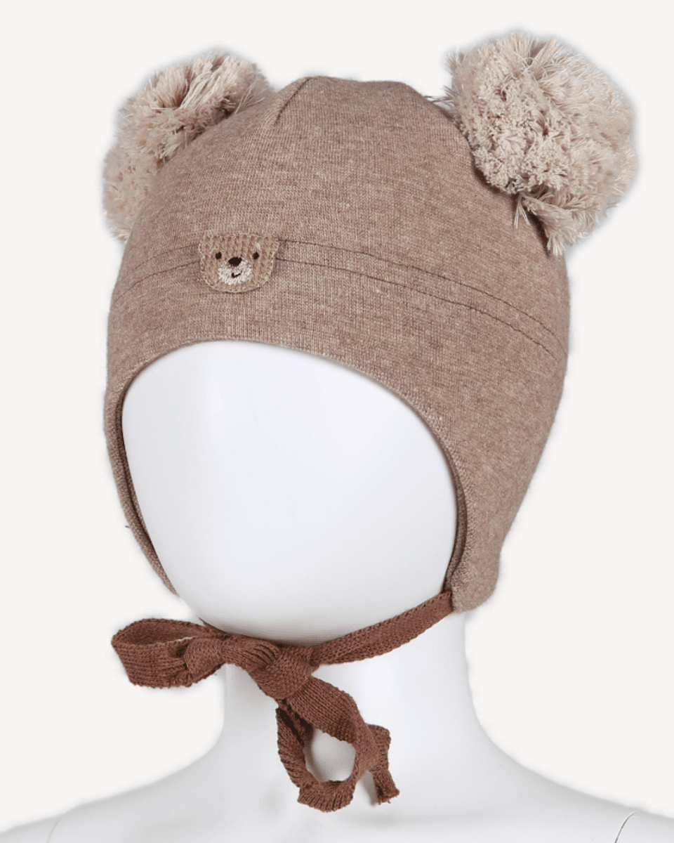 Kivat Lue teddy cotwool brunmelert