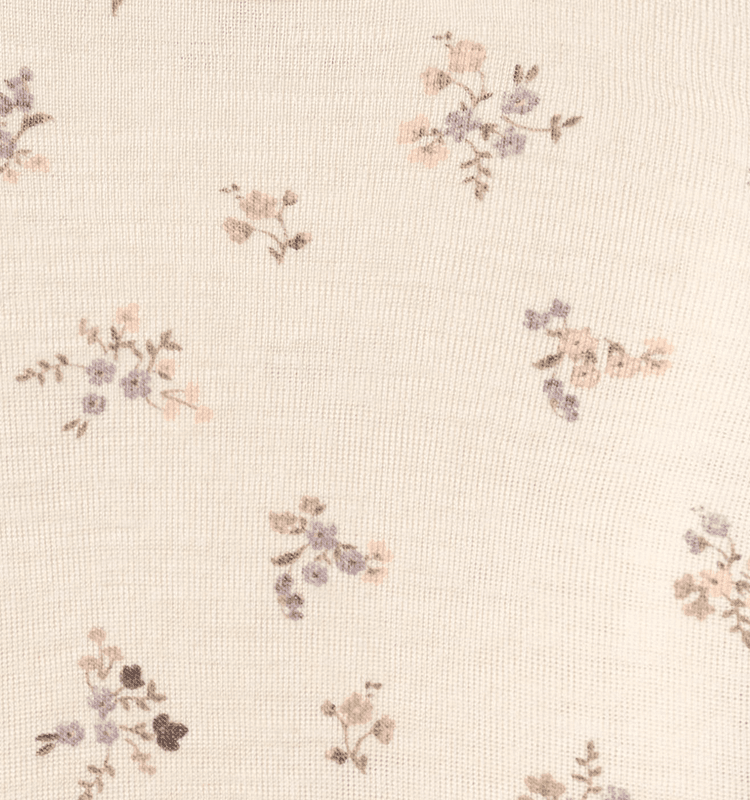 Wheat Leggings Ull Agi eggshell flowers