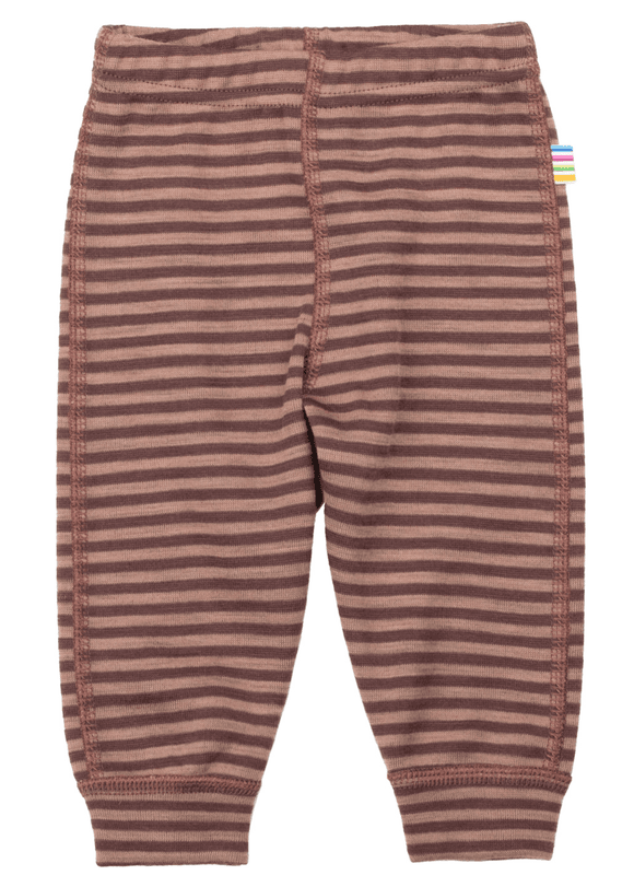 Joha leggings ull mini stripe rose
