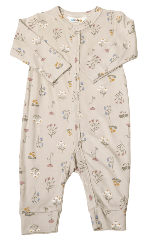 Joha heldress markblomster beige