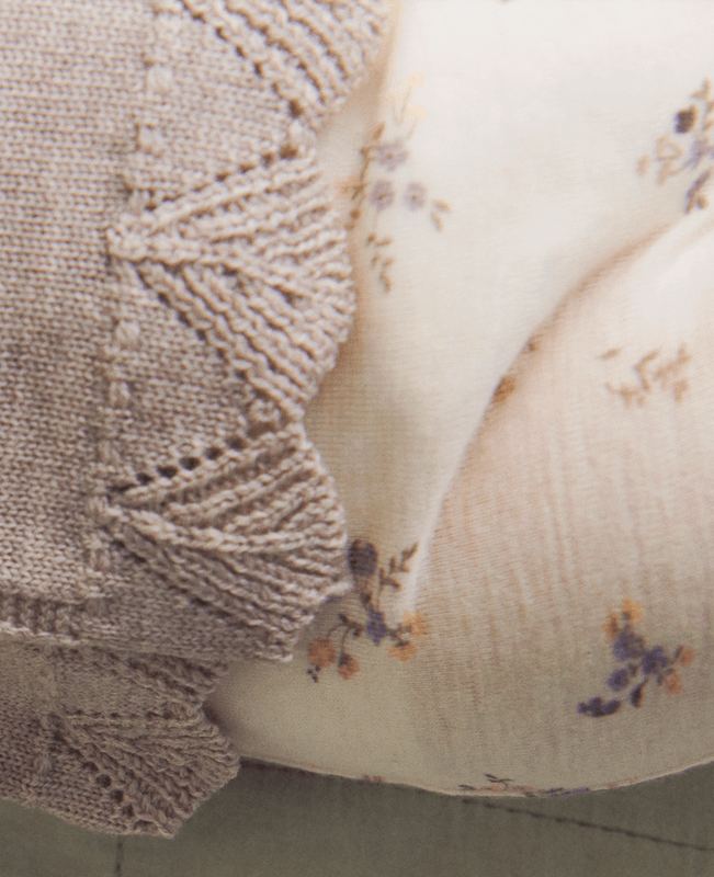 Wheat Leggings Ull Agi baby eggshell flowers