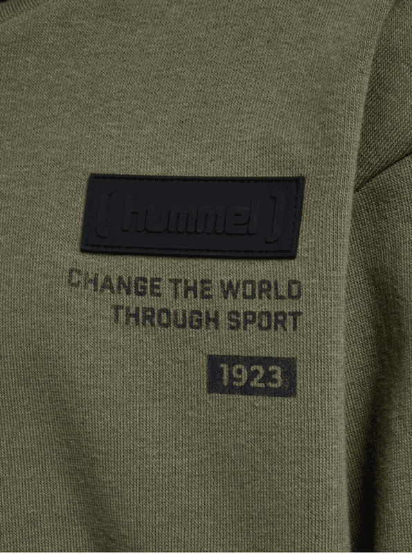 Hummel hettegenser archie dusty olive