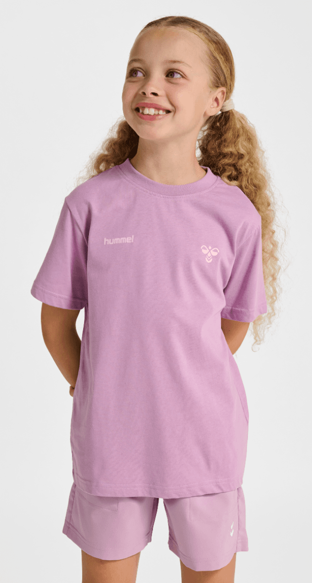 Hummel T-skjorte graphic lavender mist