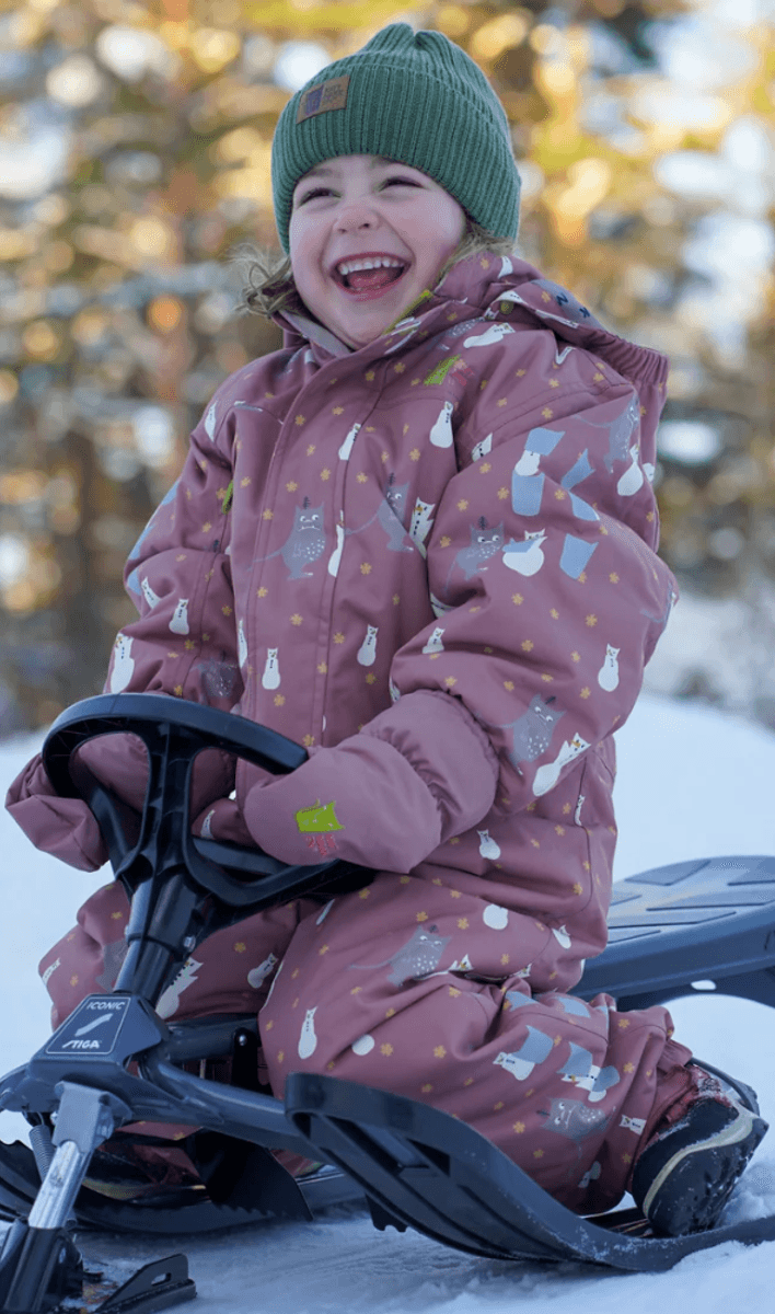 Kattnakken parkdress Snø Sandeltre