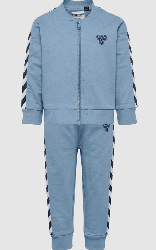 Hummel mini reg chevron faded denim sett