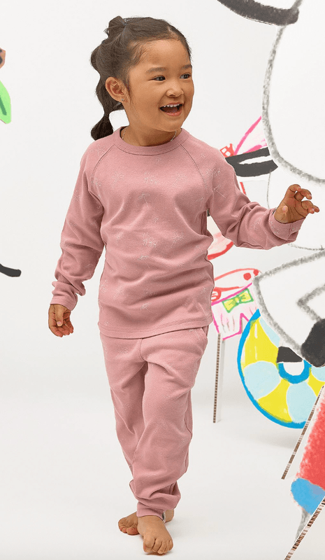 Gullkorn genser Bukkene grey pink