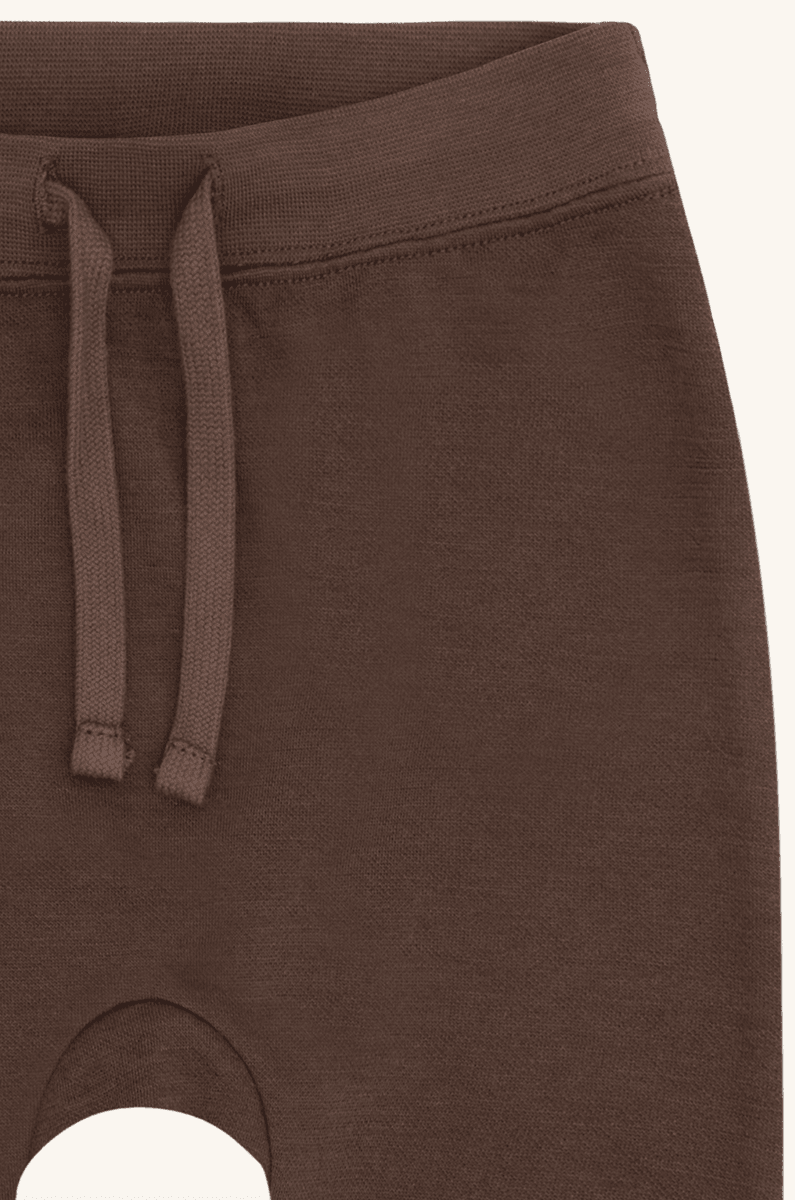 Hust and claire Bukse ull/bambus gaby brown stone