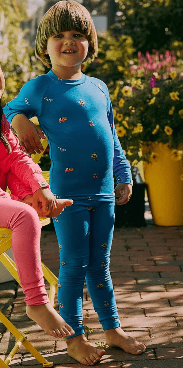 Gullkorn Bukkene baselayer sett blue