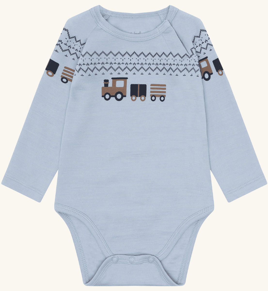 Hust and claire Body ull bo train baby blue