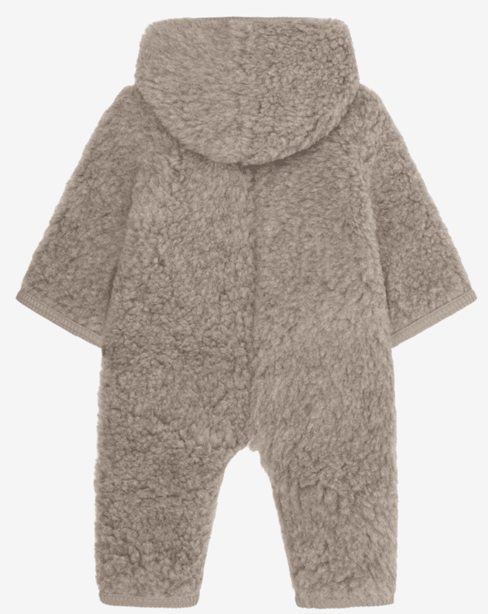 Huttelihut Heldress Ull Teddy camel melange