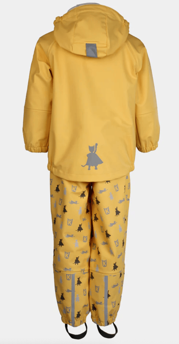 Kattnakken Regnsett Plask superhelt bananskum