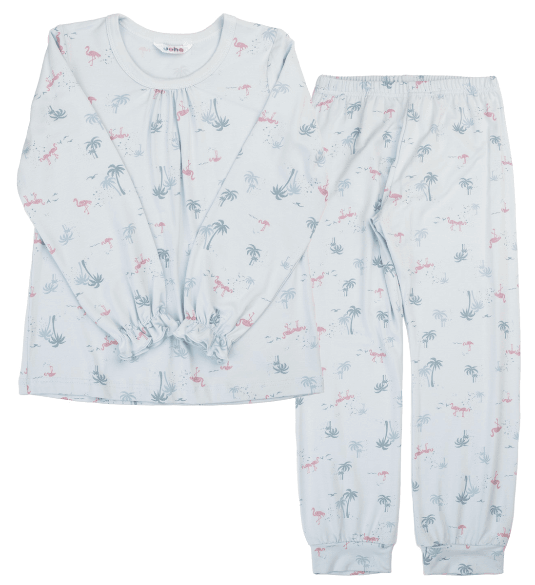 Joha Pysjamas flamingo bambus