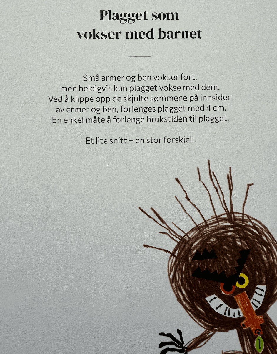 Gullkorn Vinterdress Bukkene dus grønn