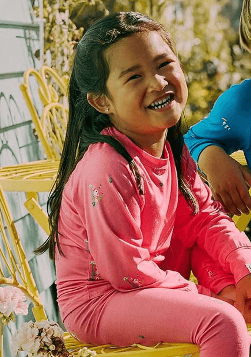 Gullkorn Bukkene baselayer sett pink