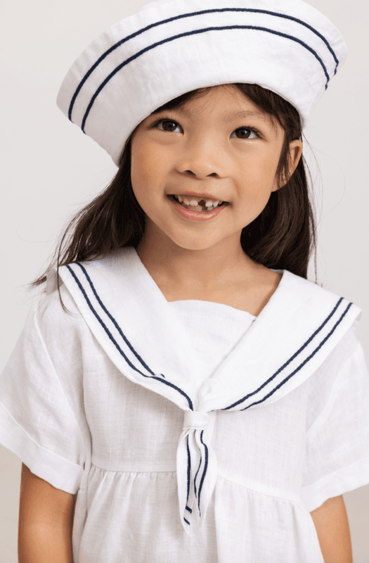 Marmar kjole Dresea linen white