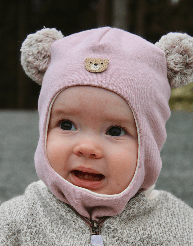 Kivat Balaklava cotwool teddy lyserosa
