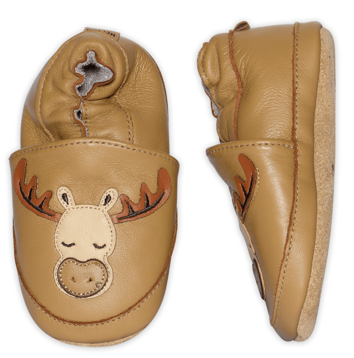 Melton skinntøffel moose cognac