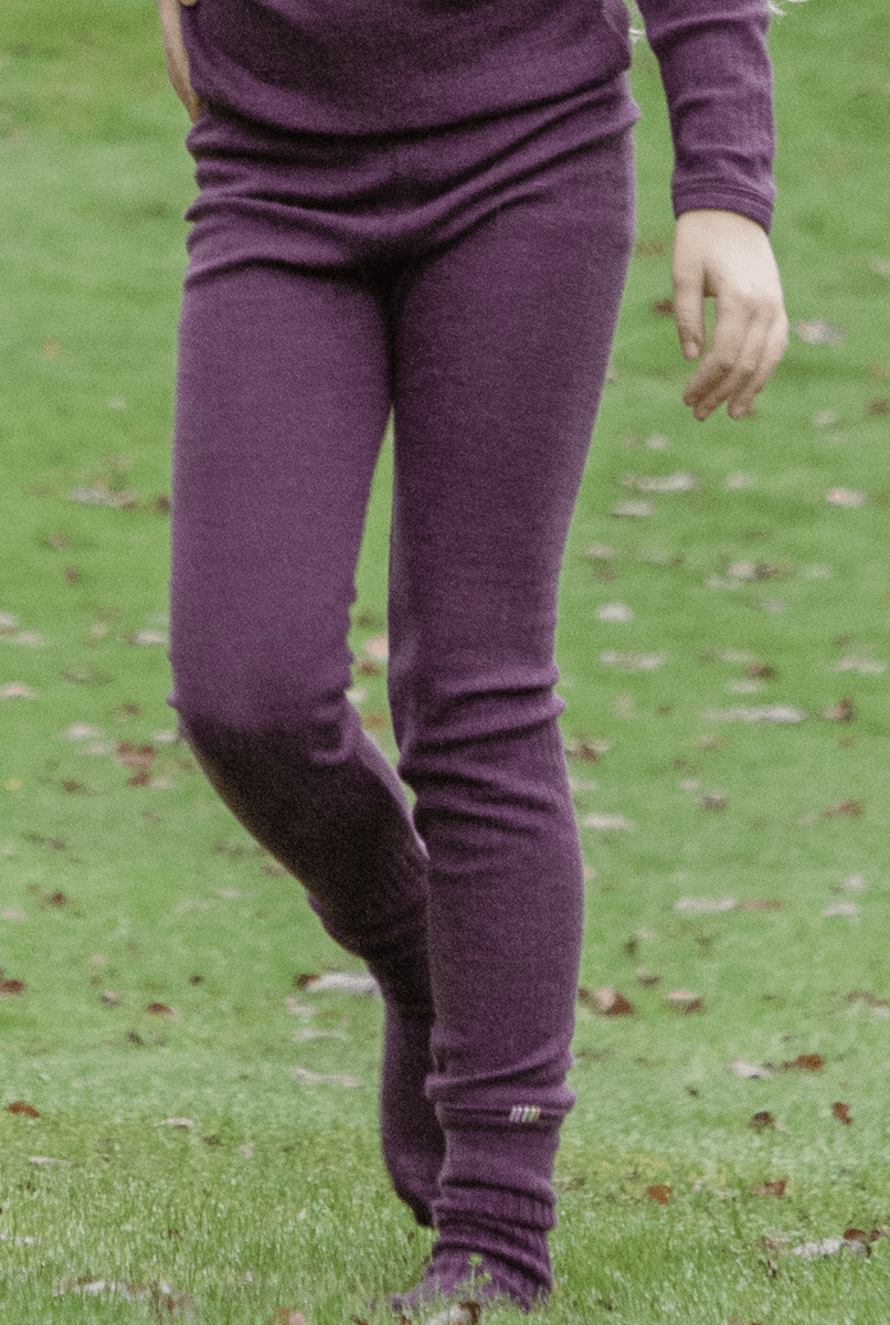 Joha leggings ull plomme