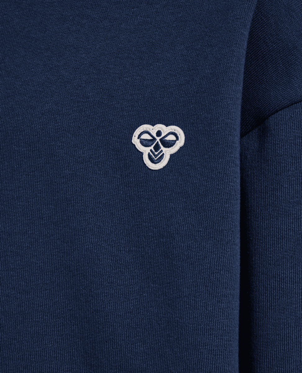 Hummel genser loose hoodie bee dress blues