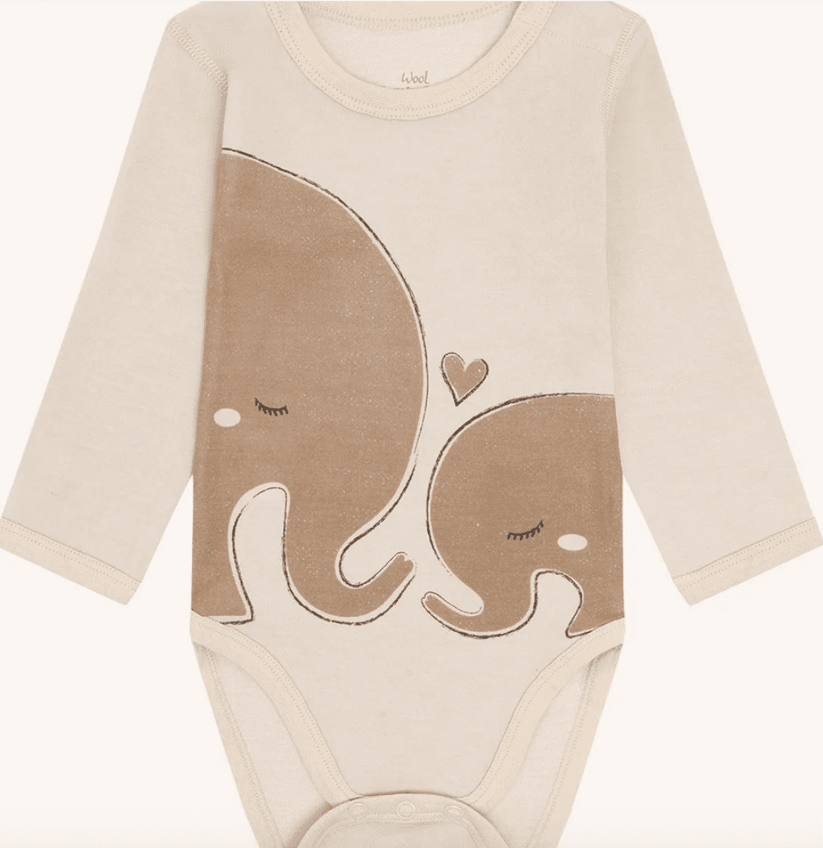 Hust and Claire Body ull/bambus Baloo Elephants French Oak