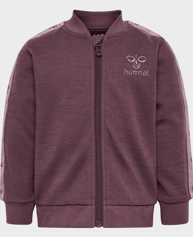 Hummel jakke zip wulbato ull huckleberry