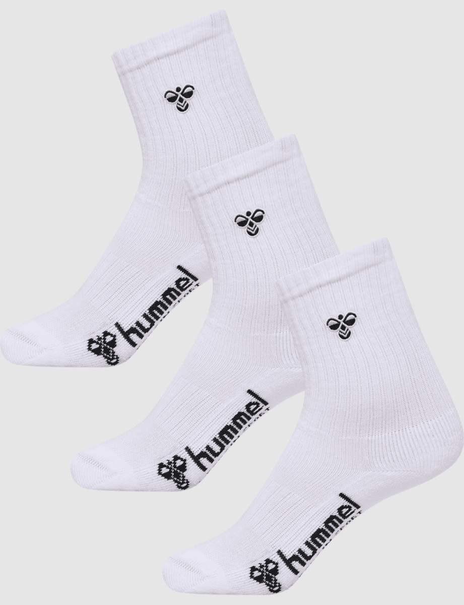Hummel Sokker 3 pack bee white