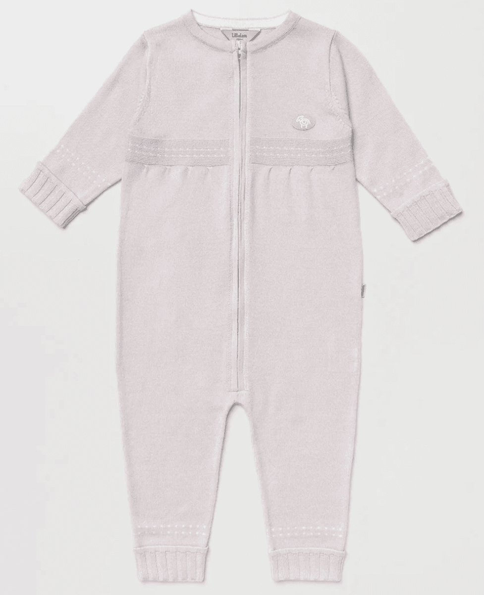 Lillelam Sparkedress classic ull tynn lys fiol