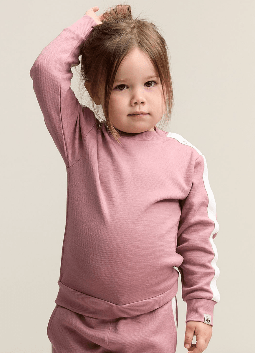 Gullkorn syen Ull genser smokey rose