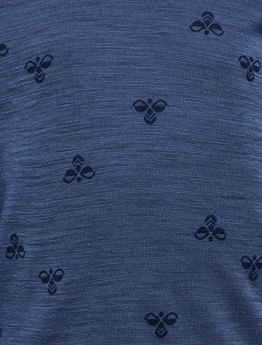 Hummel genser ull mini vintage indigo