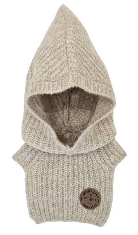 Miniature balaclava hazel elephant ull savannah tan
