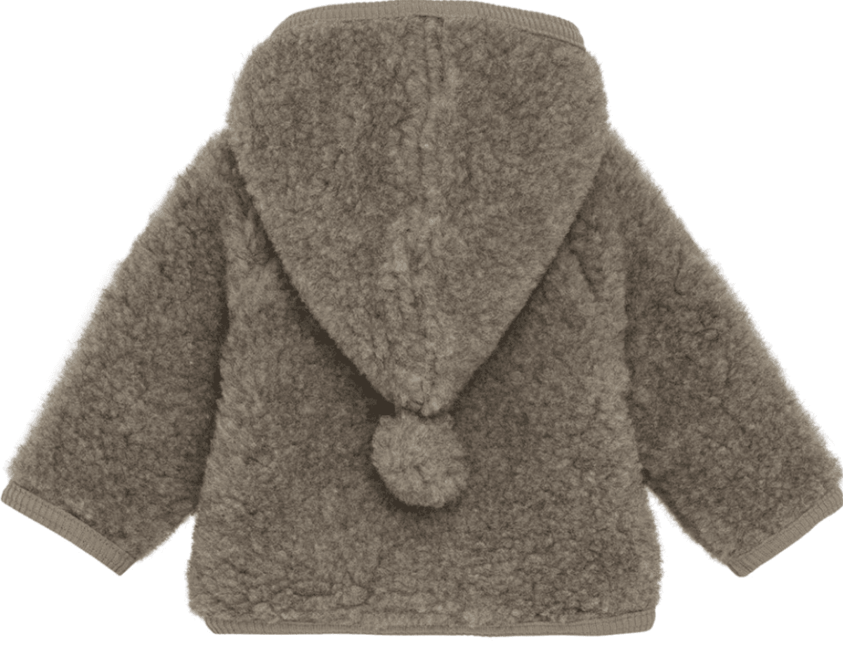 Huttelihut jakke pixie ull teddy camel