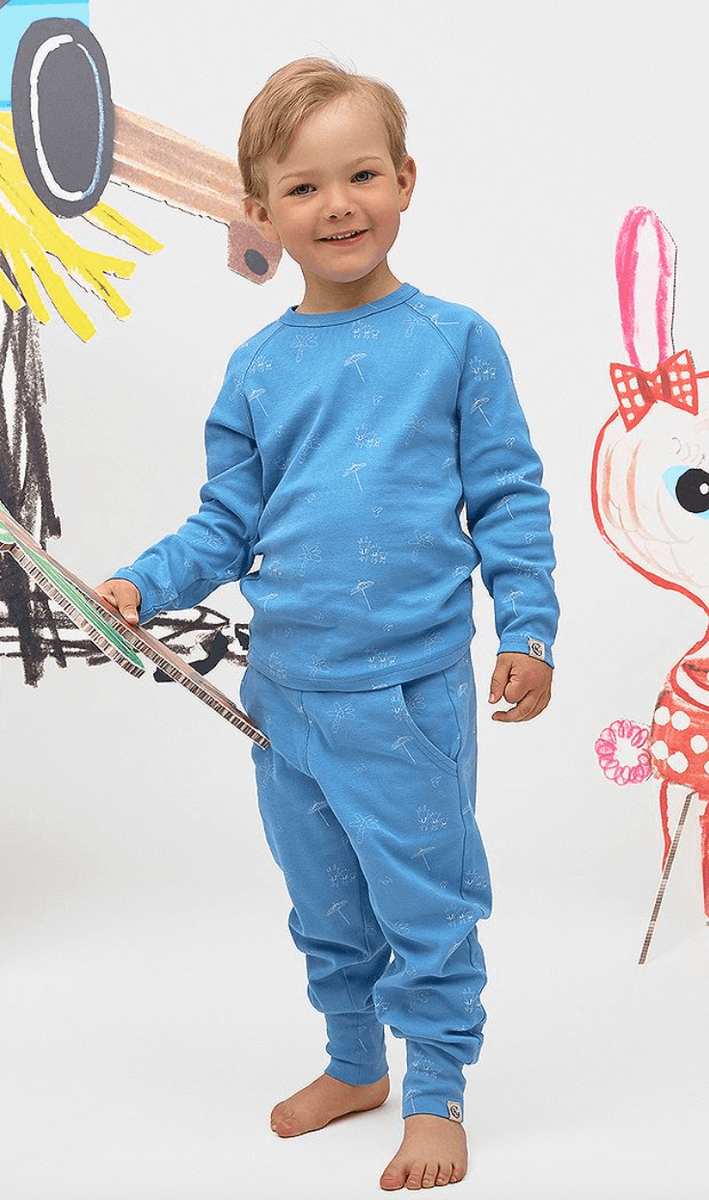 Gullkorn Genser Bukkene light blue