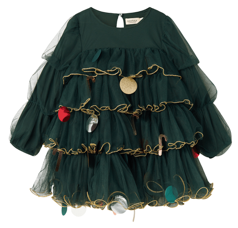 Marmar Kjole December dark leaf