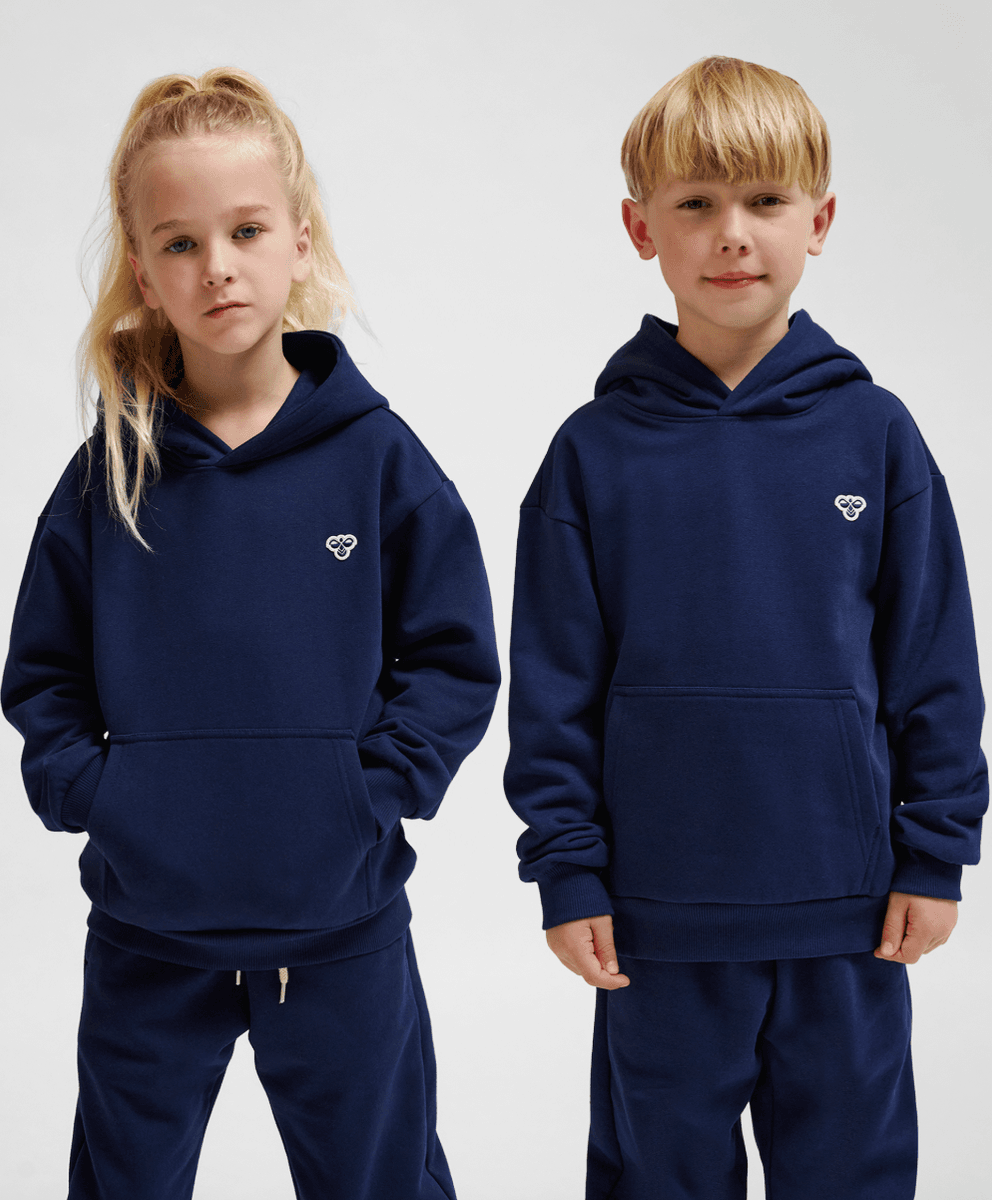 Hummel genser loose hoodie bee dress blues