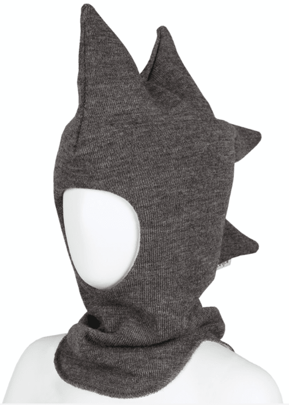 kivat balaklava ull dino brunmelert