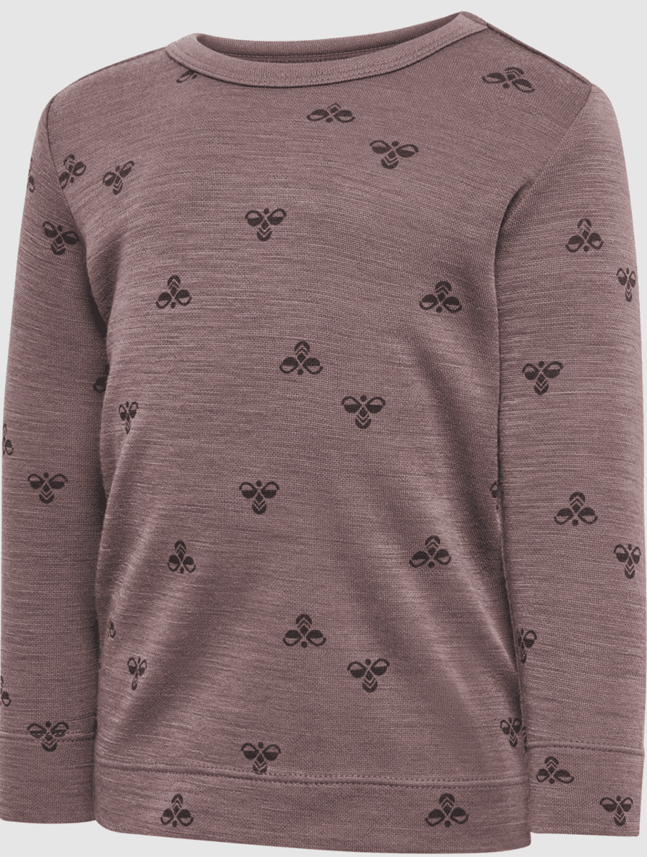 Hummel genser ull mini twilight mauve