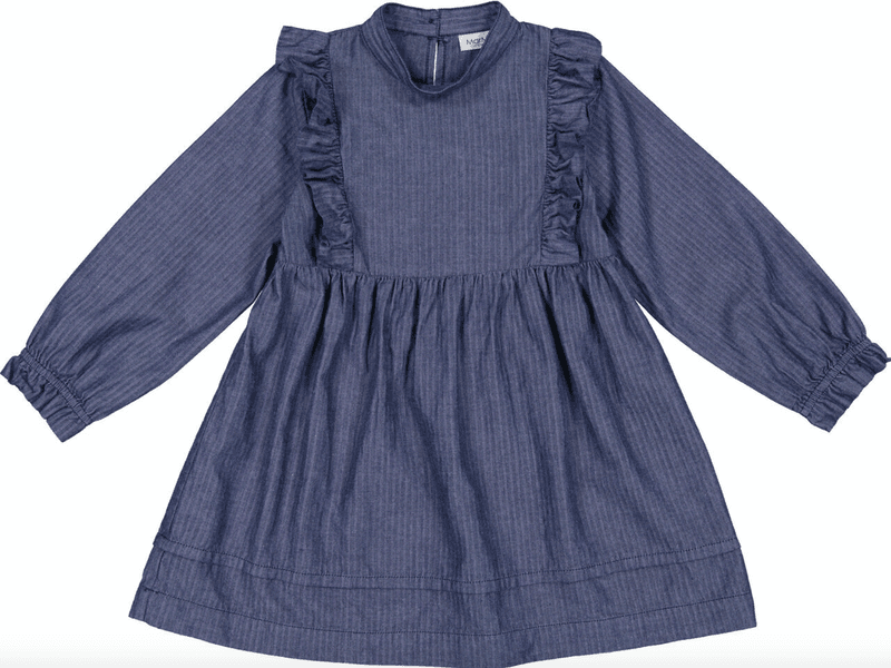 Marmar kjole deora chambrey dark denim blue