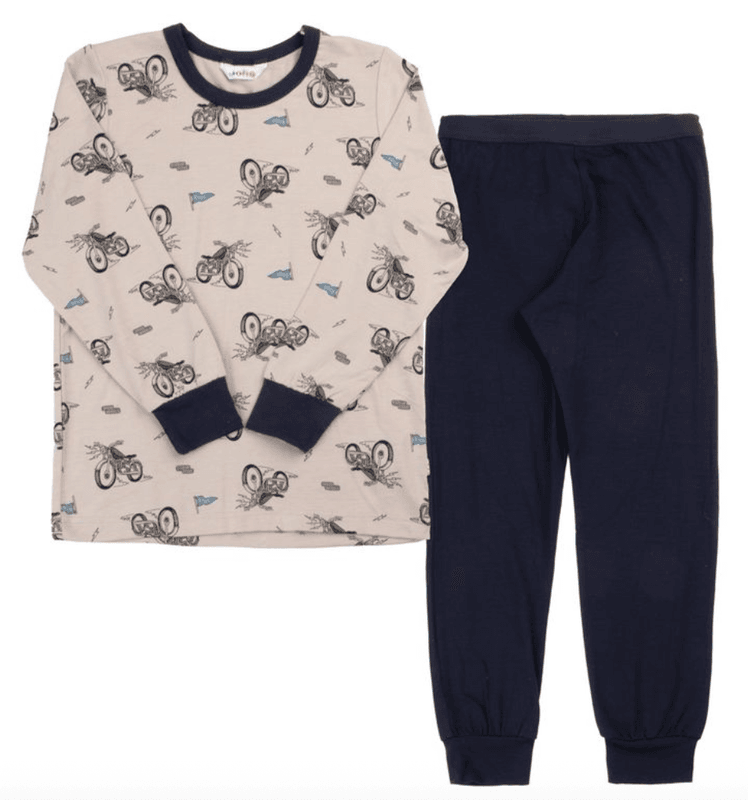 Joha Pysjamas Bambus Moped beige