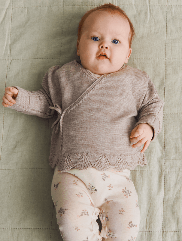 Wheat Leggings Ull Agi baby eggshell flowers