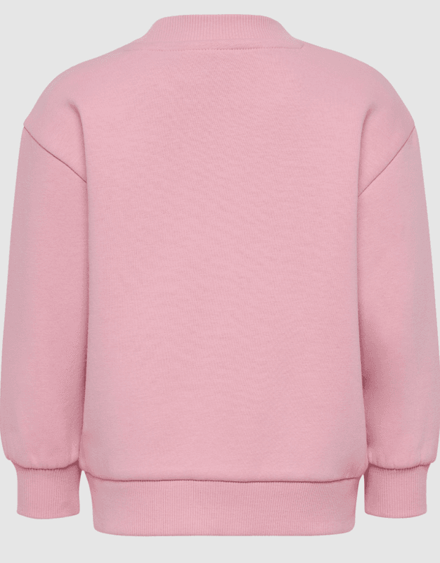 Hummel Genser loose crewneck bee pink nectar