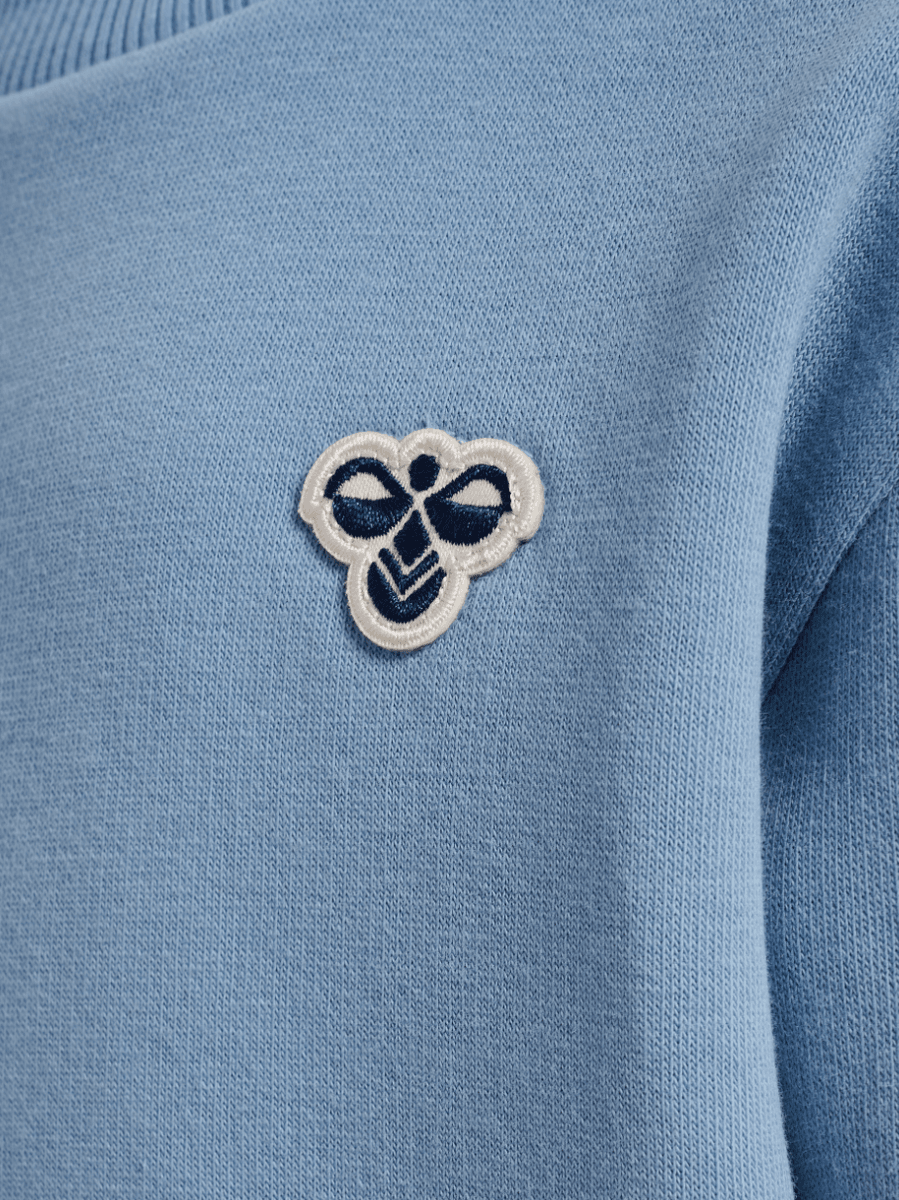 Hummel Genser loose crewneck bee faded denim