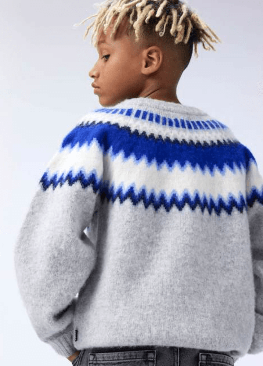 Molo genser ull bae nordic blues 