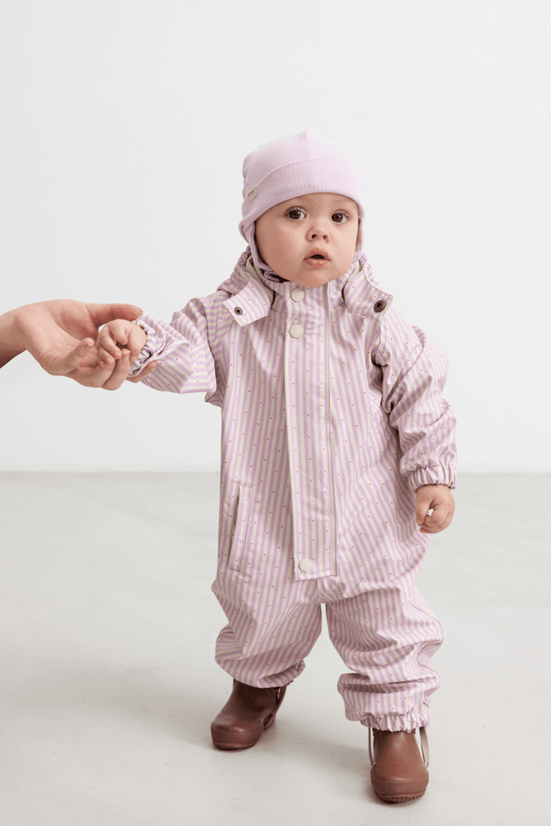 Marmar Regndress orion pink stripe